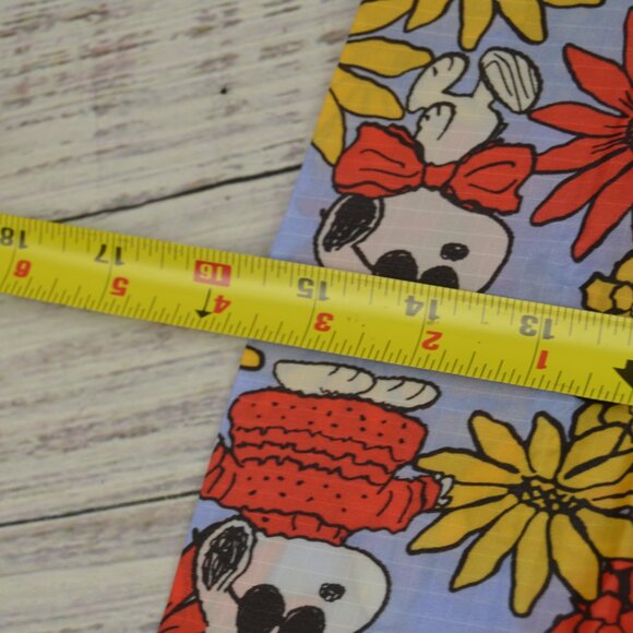 BAGGU Peanuts Snoopy Floral Flowers Reusable Bag NEW - Picture 10 of 12